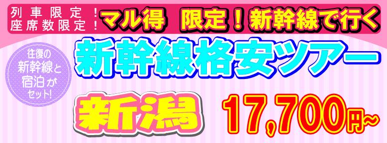 新潟格安新幹線ツアー